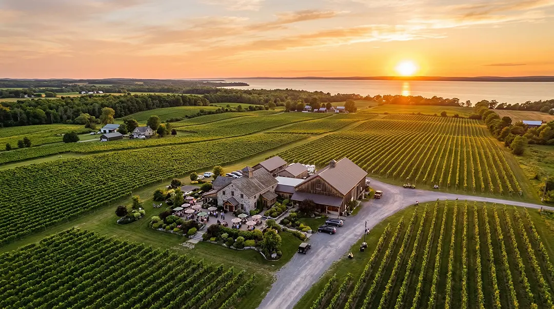 Prince Edward County at sunset